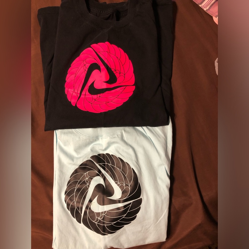 Nike Black and White Tees with Bold Logos